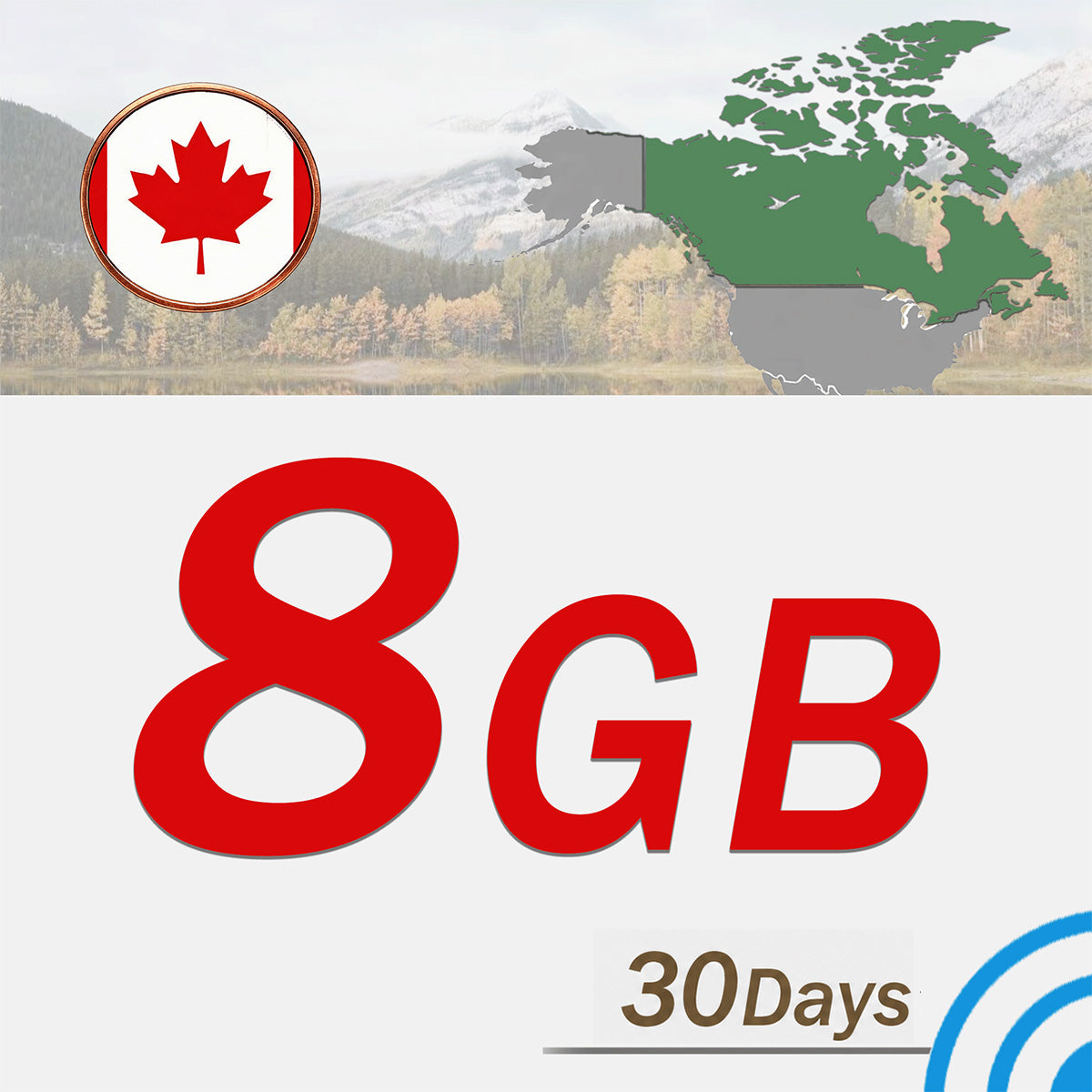 Canada 8GB/30 days www.statelinker.com