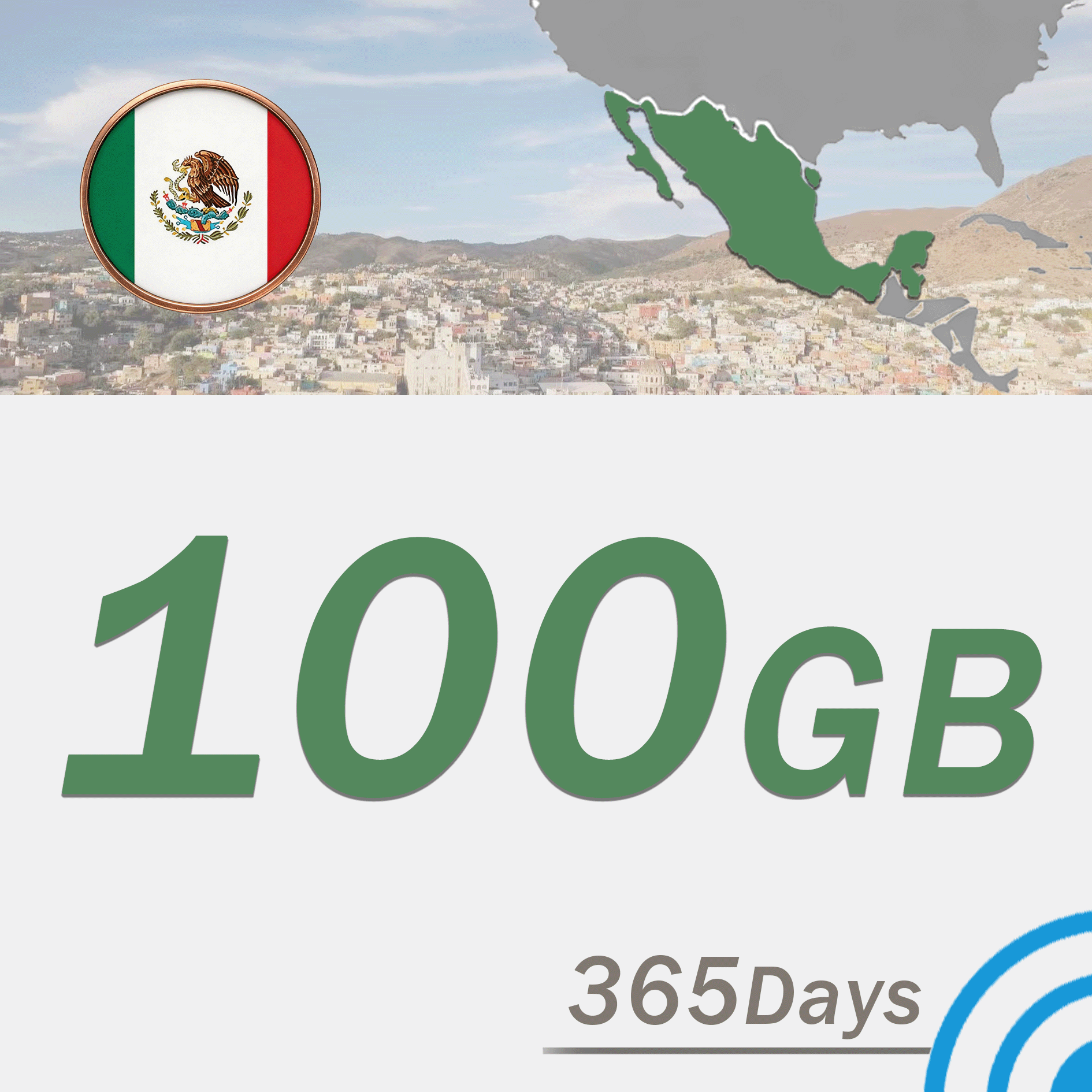 Mexico 100GB/365 days - www.statelinker.com