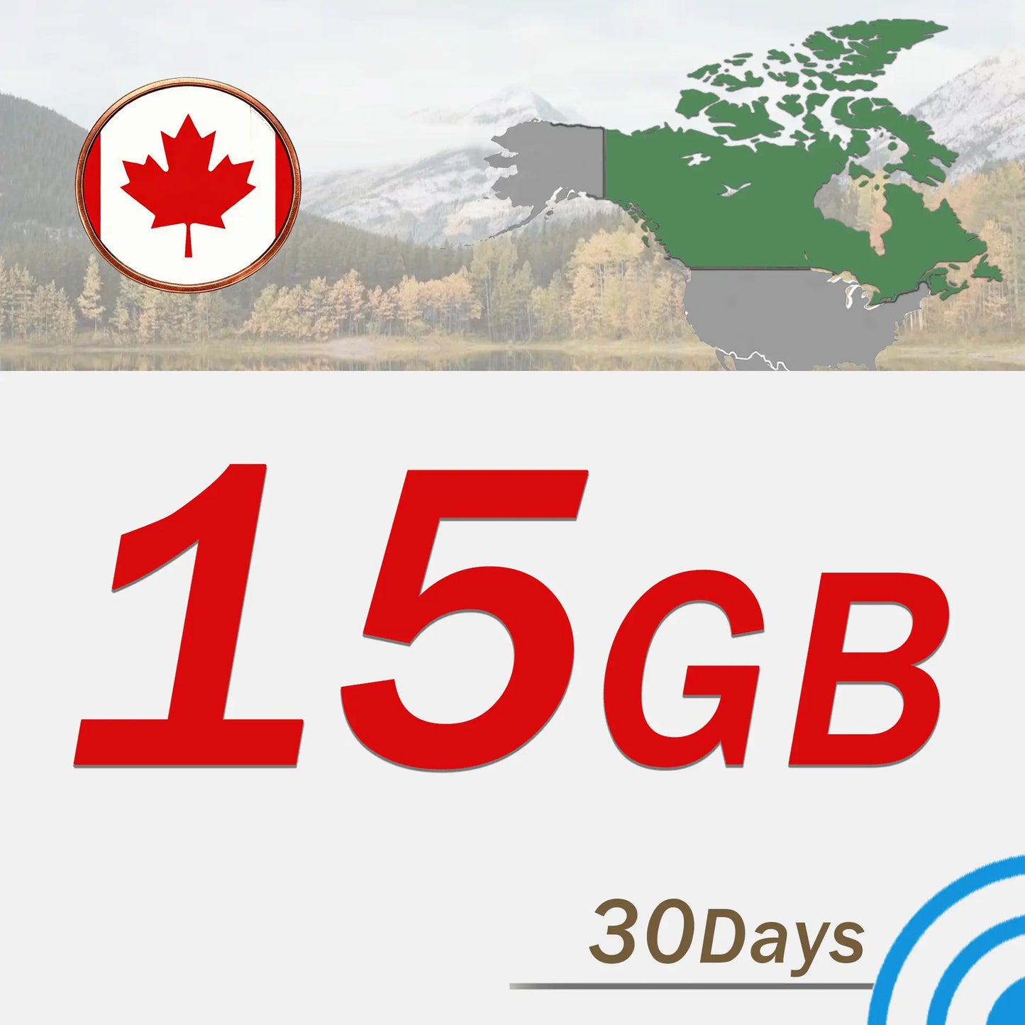 Canada 15GB/30 days - www.statelinker.com