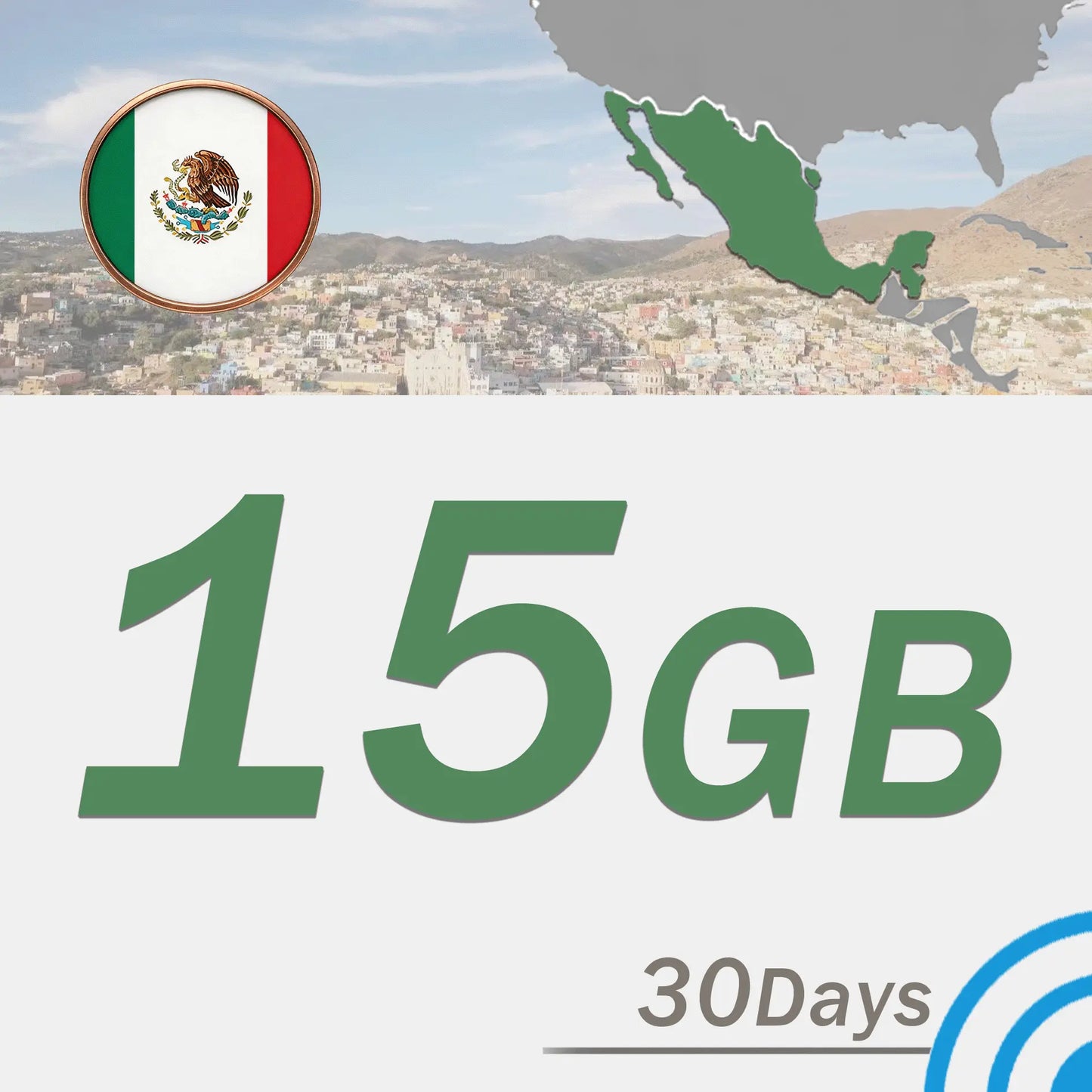 Mexico 15GB/30 days - www.statelinker.com