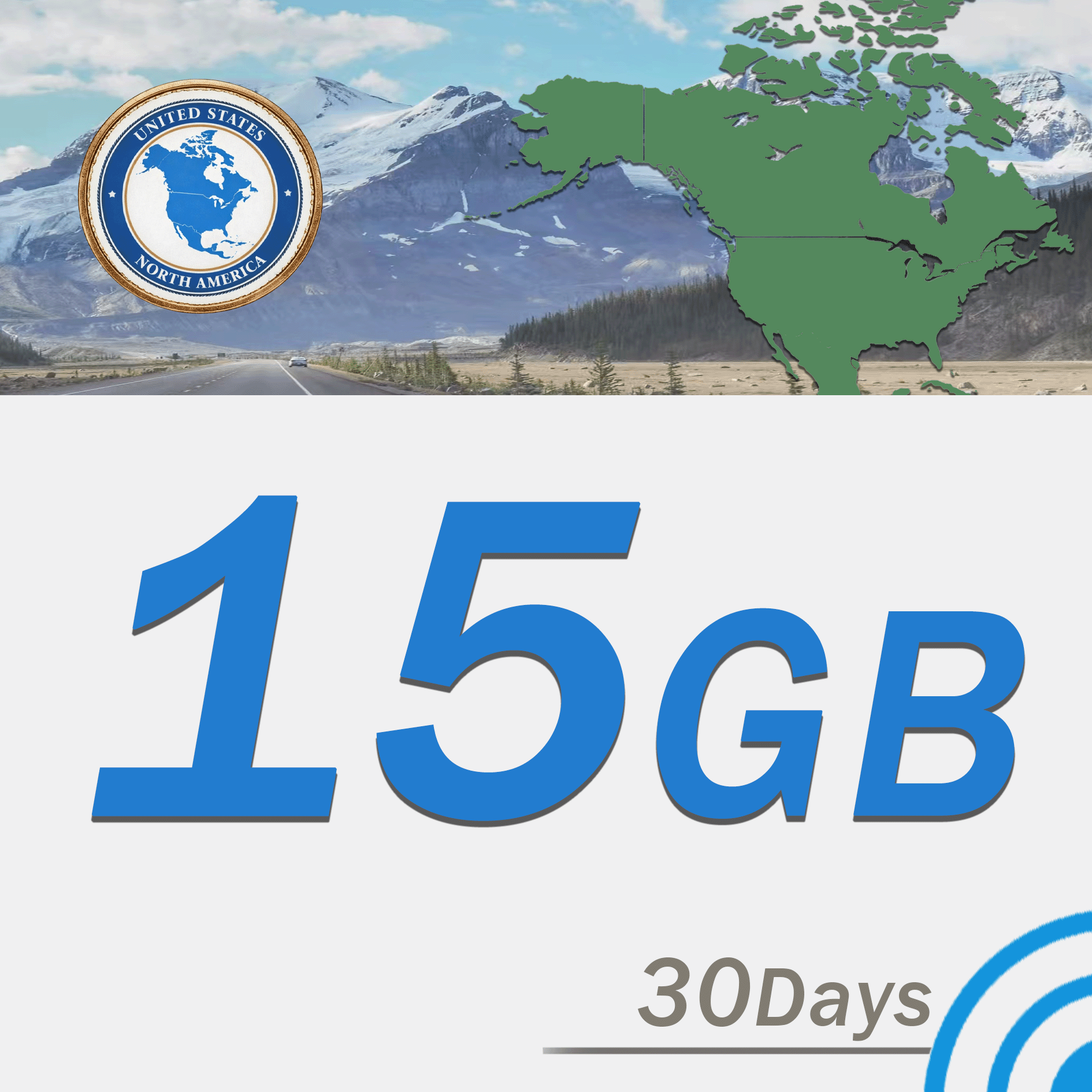 North America 15GB/30 days - www.statelinker.com