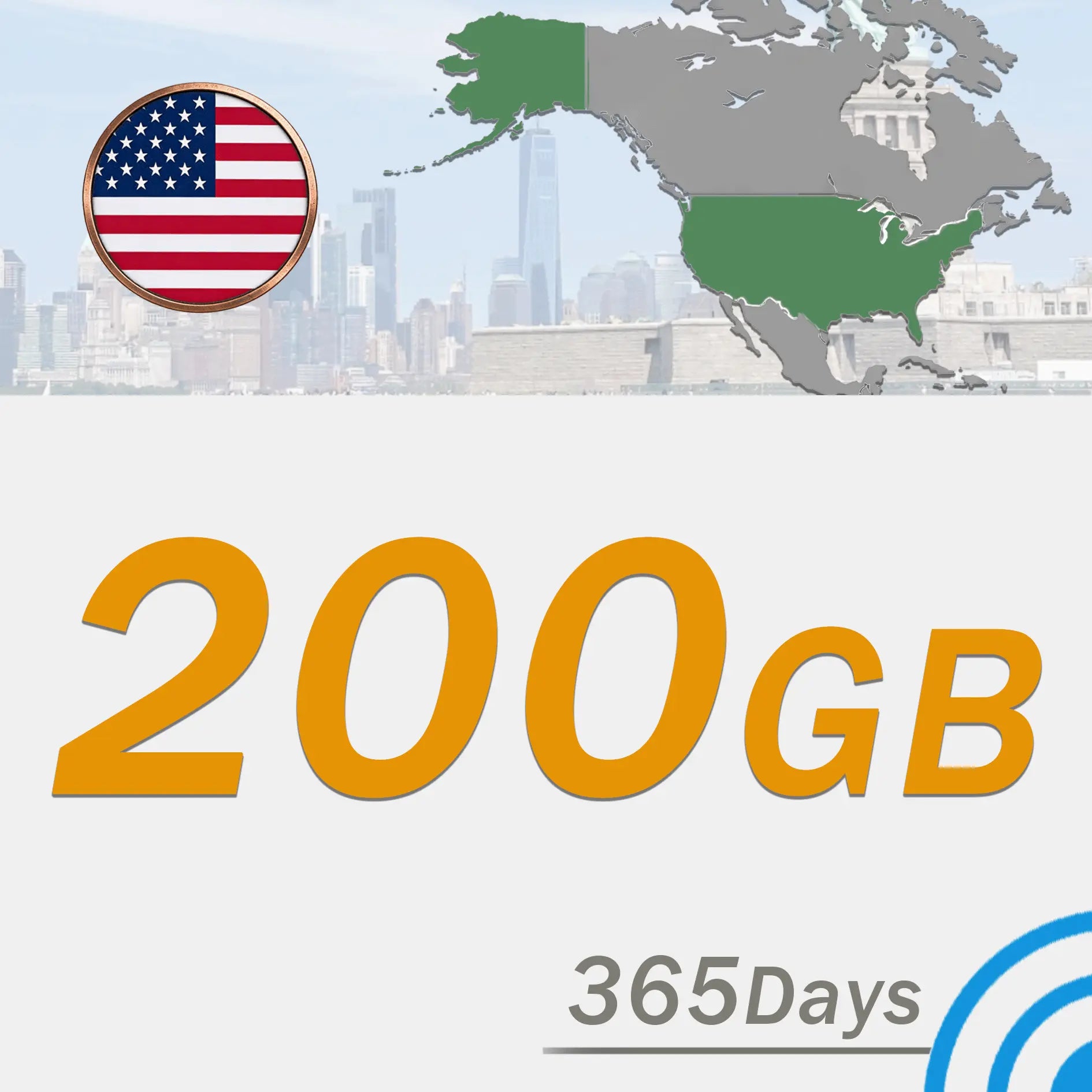 USA 200GB/365 days - www.statelinker.com