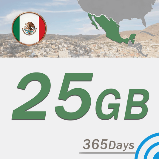 Mexico 25GB/365 days www.statelinker.com