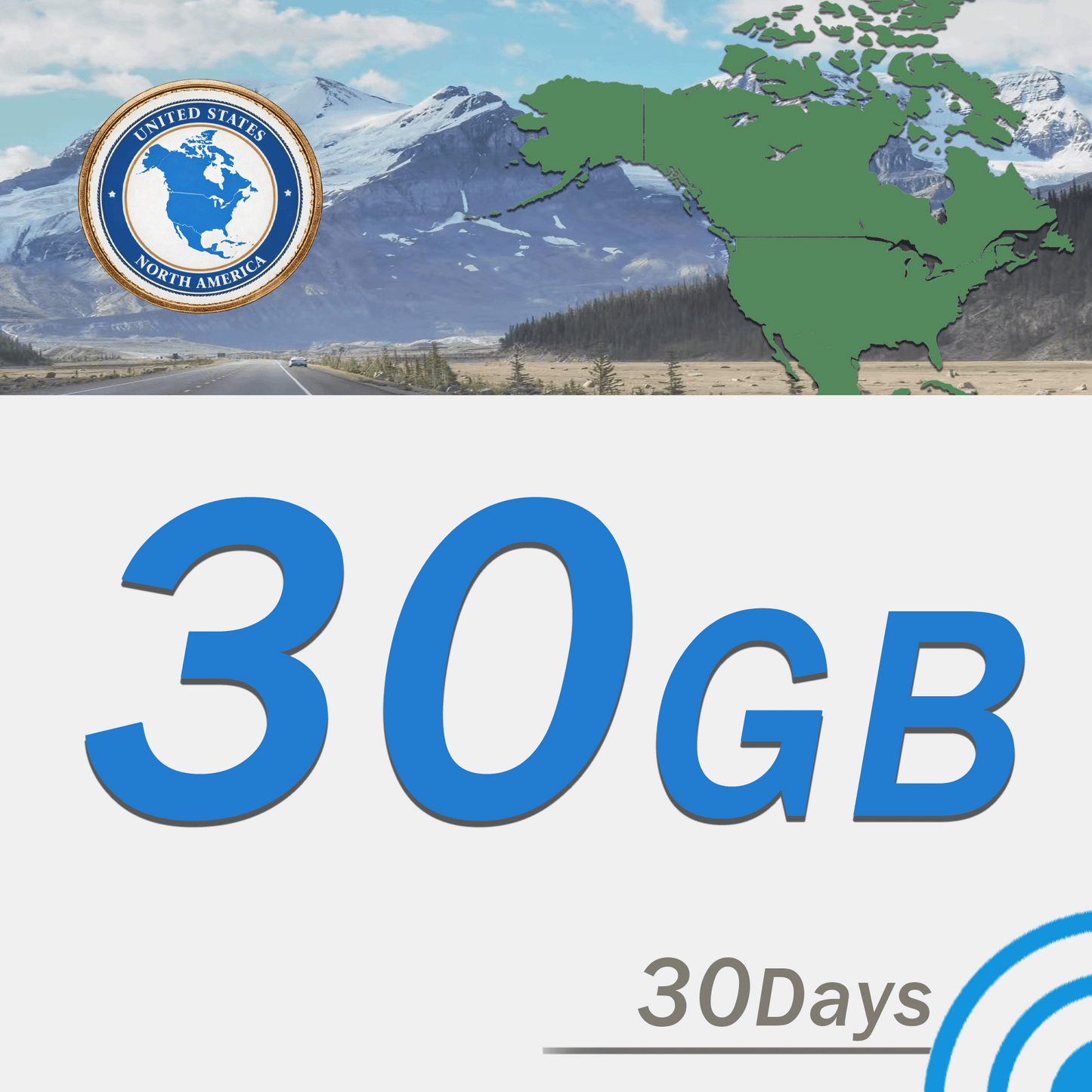 North America 30GB/30 days - www.statelinker.com