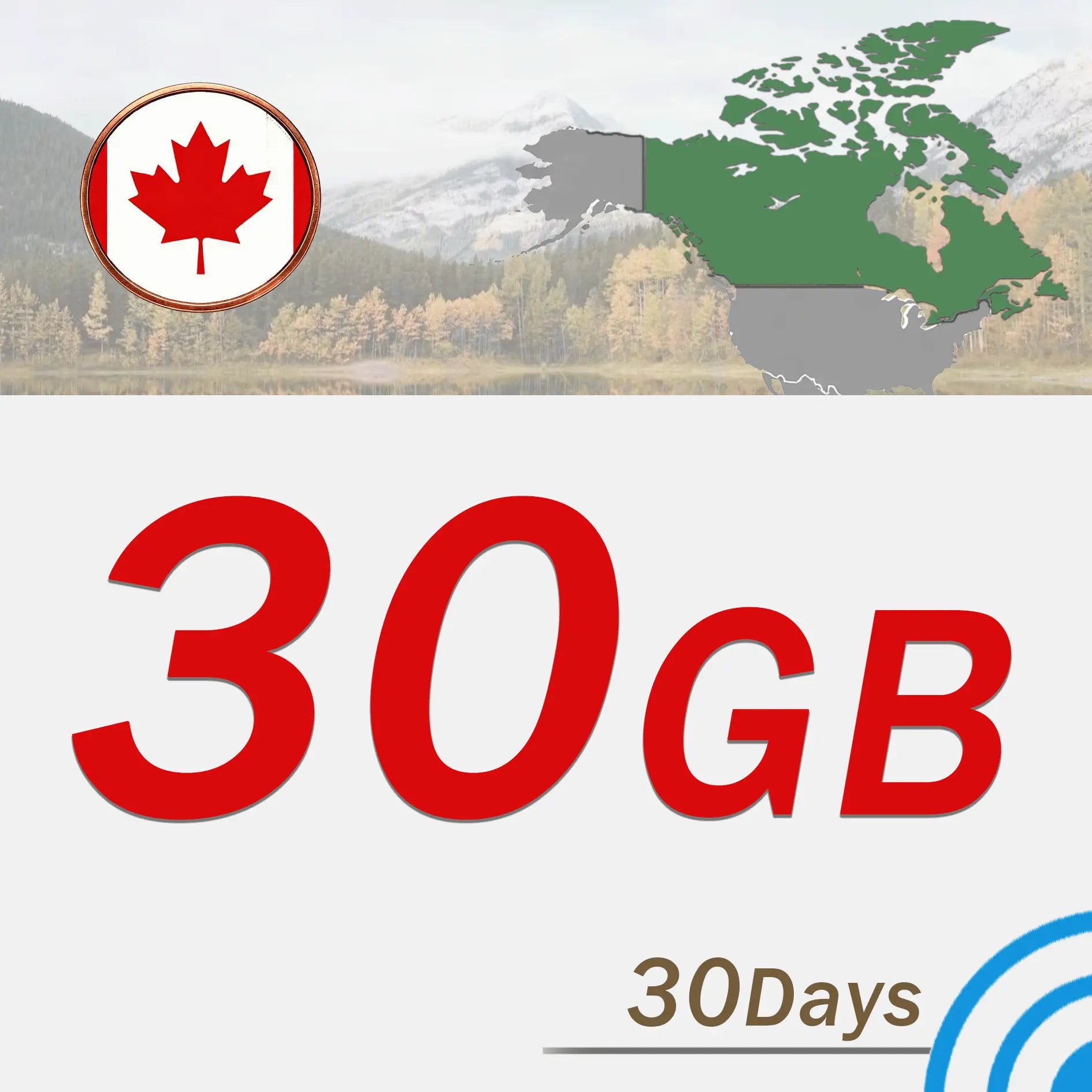 Canada 30GB/30 days - www.statelinker.com