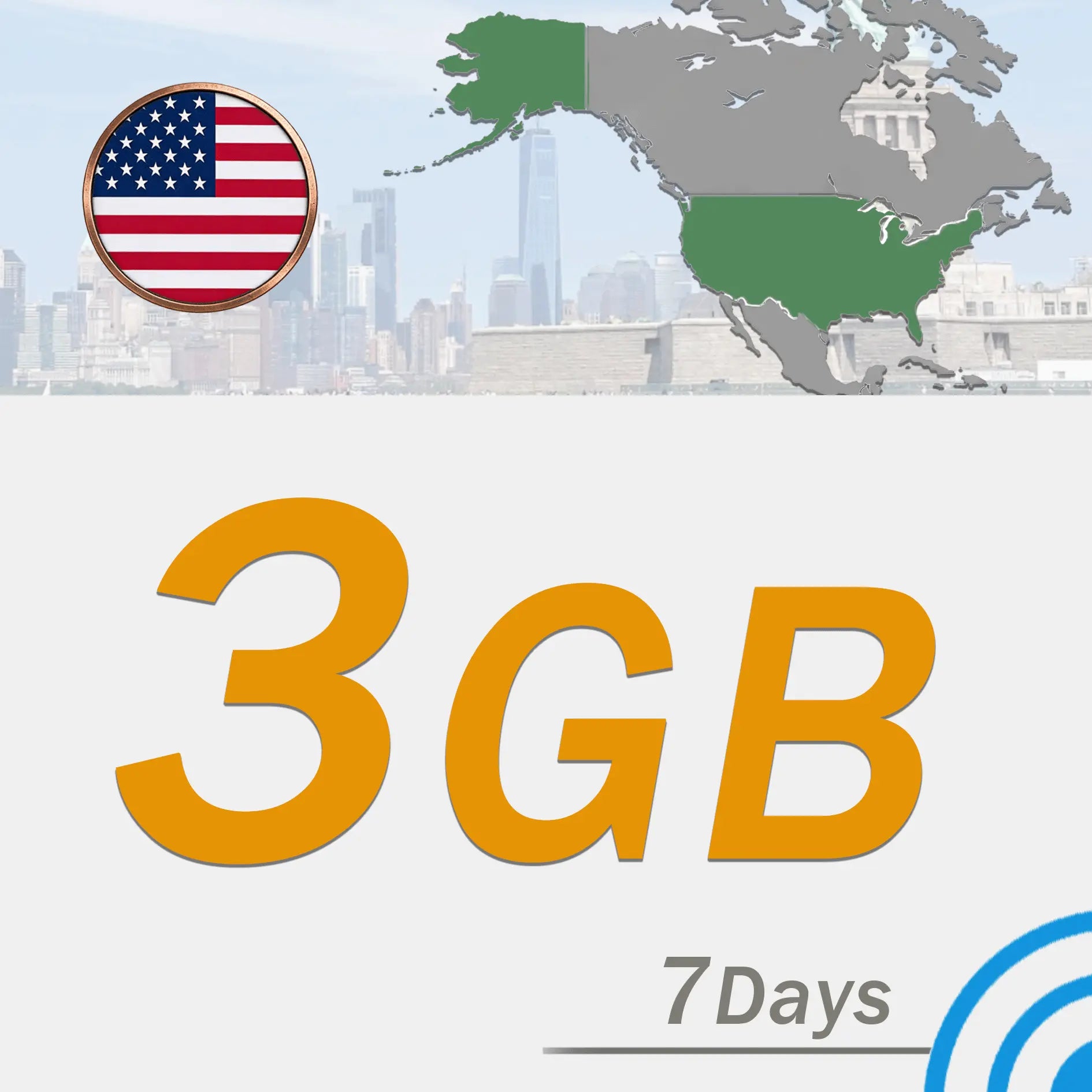 USA 3GB/7 days - www.statelinker.com