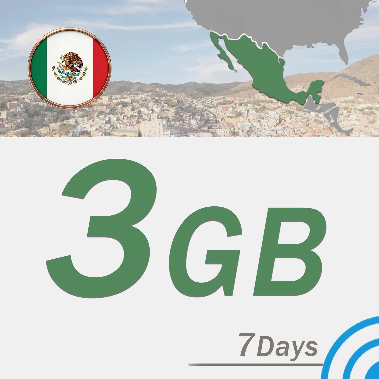 Mexico 3GB/7 days - www.statelinker.com