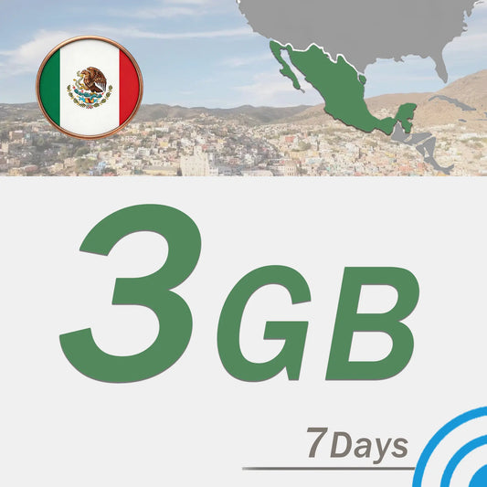 Mexico 3GB/7 days - www.statelinker.com