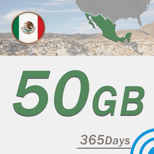 Mexico 50GB/365 days www.statelinker.com