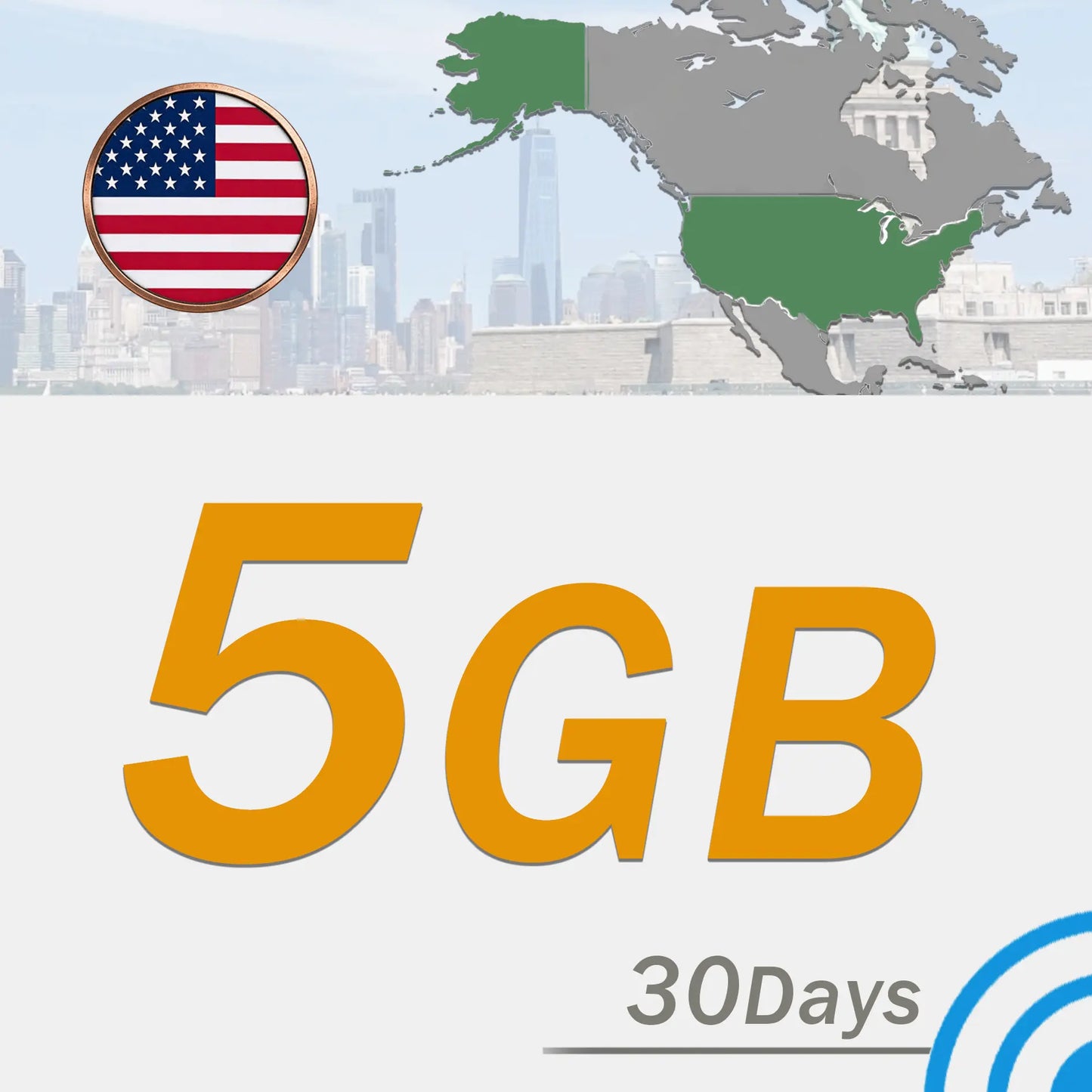 USA 5GB/30 days - www.statelinker.com