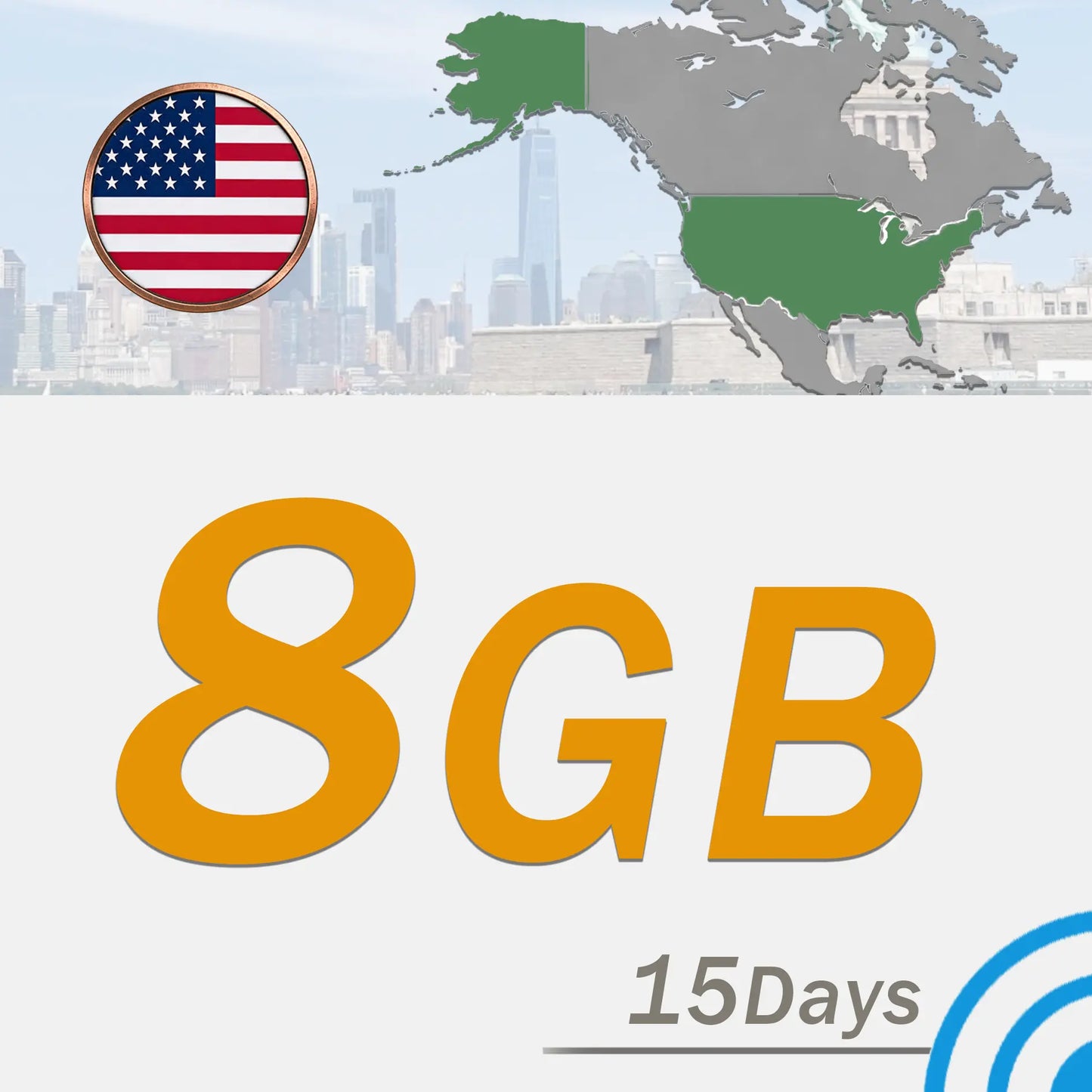 USA 8GB/15 days - www.statelinker.com