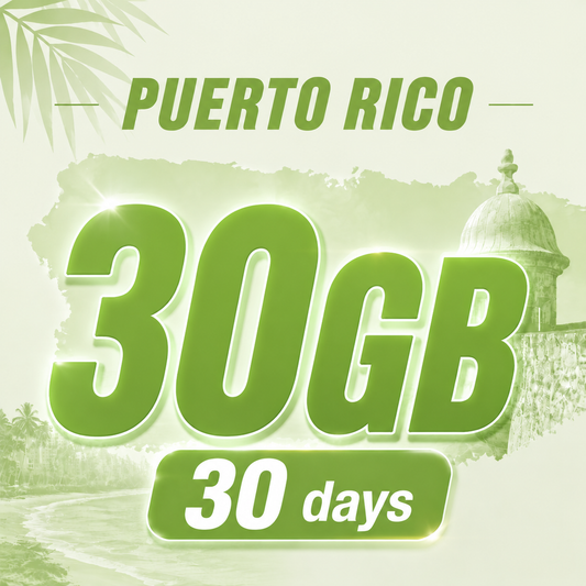 Puerto Rico 30GB/30 days www.statelinker.com