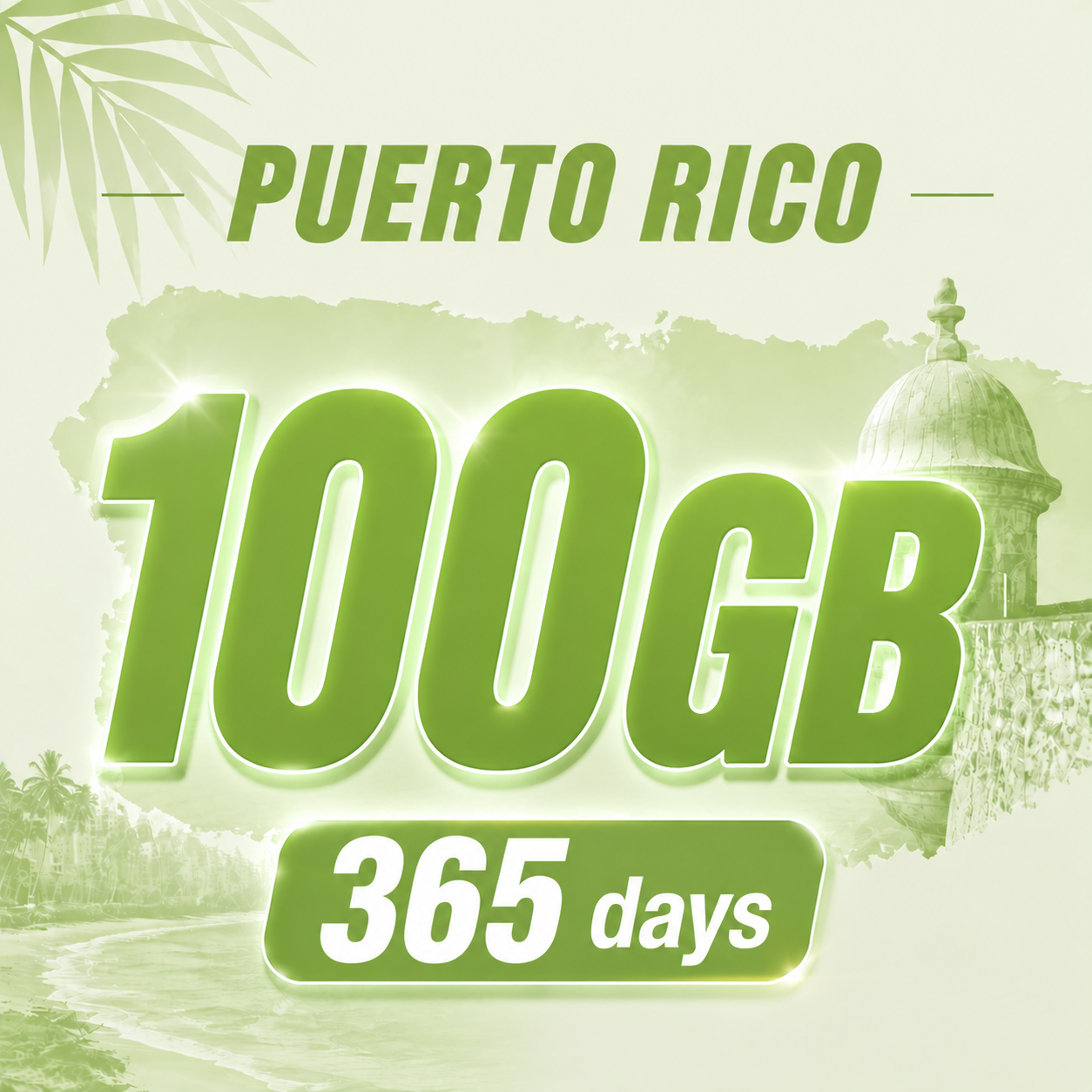 Puerto Rico 100GB/365 days www.statelinker.com